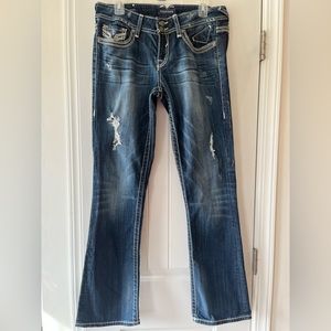 Vigoss bootcut distressed jeans